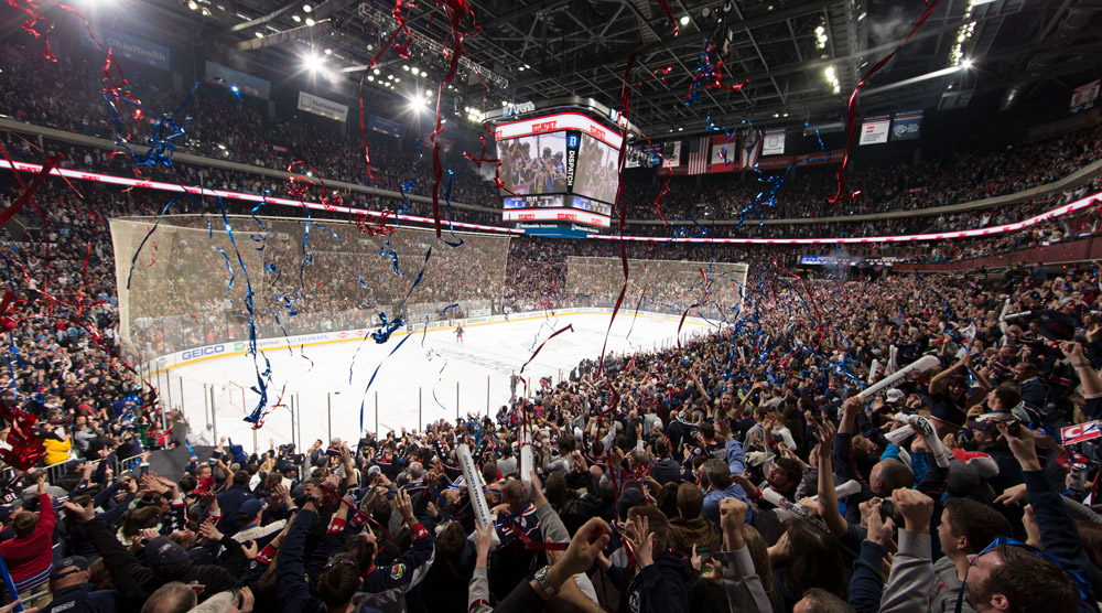 Columbus Bluejackets game at Nationwide Arena