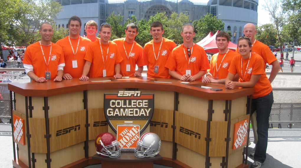 group at gameday