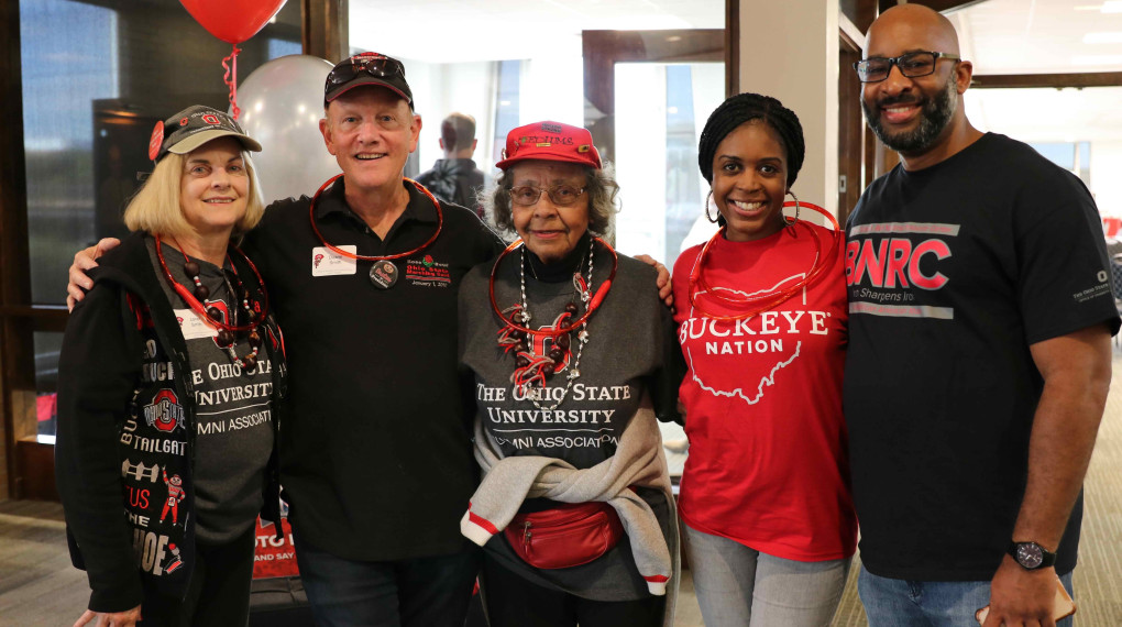 Ohio State EHE alumni at the 2019 tailgate event