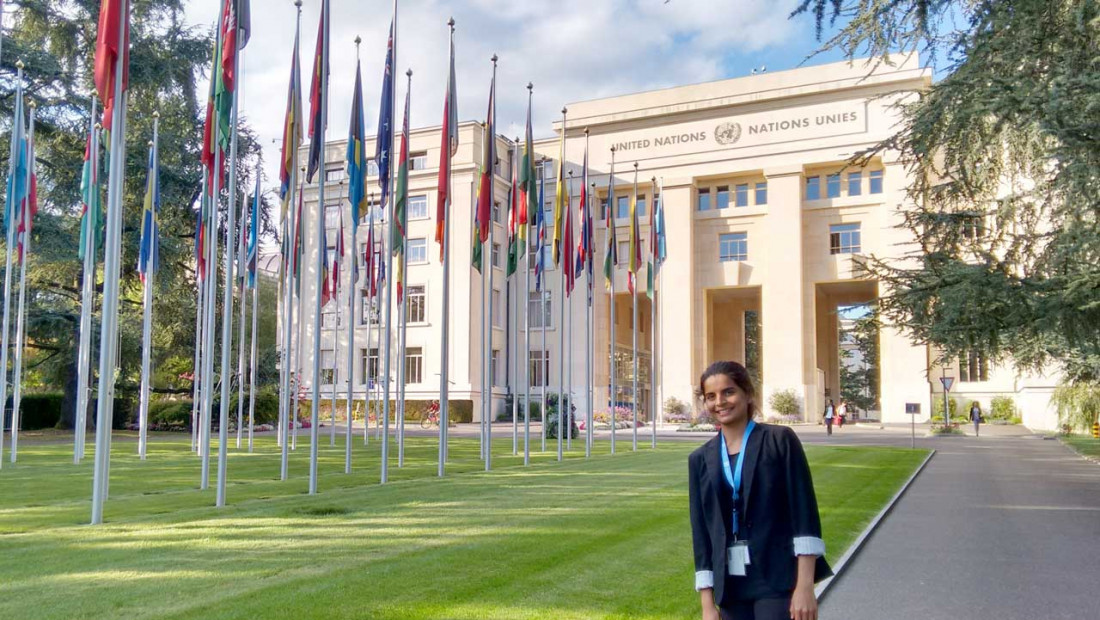 Hanna at UN