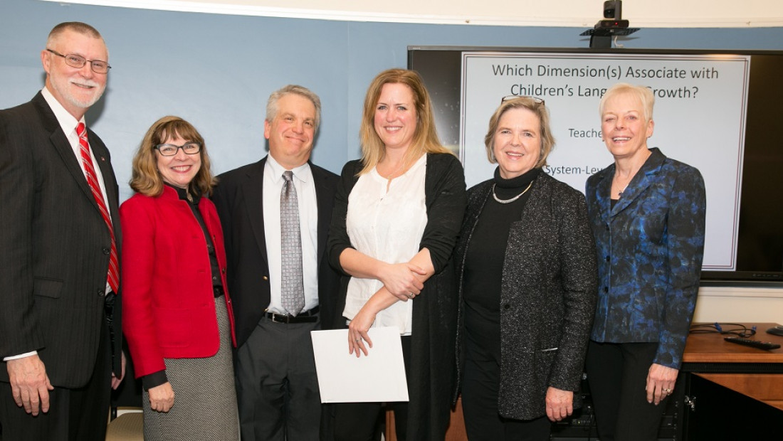 distinguished scholar reception