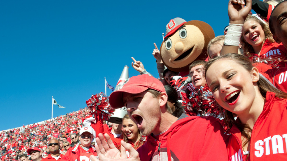 OSU fans at game