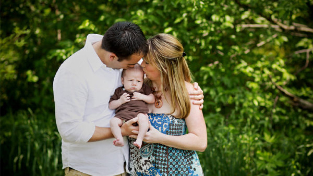 parents with newborn