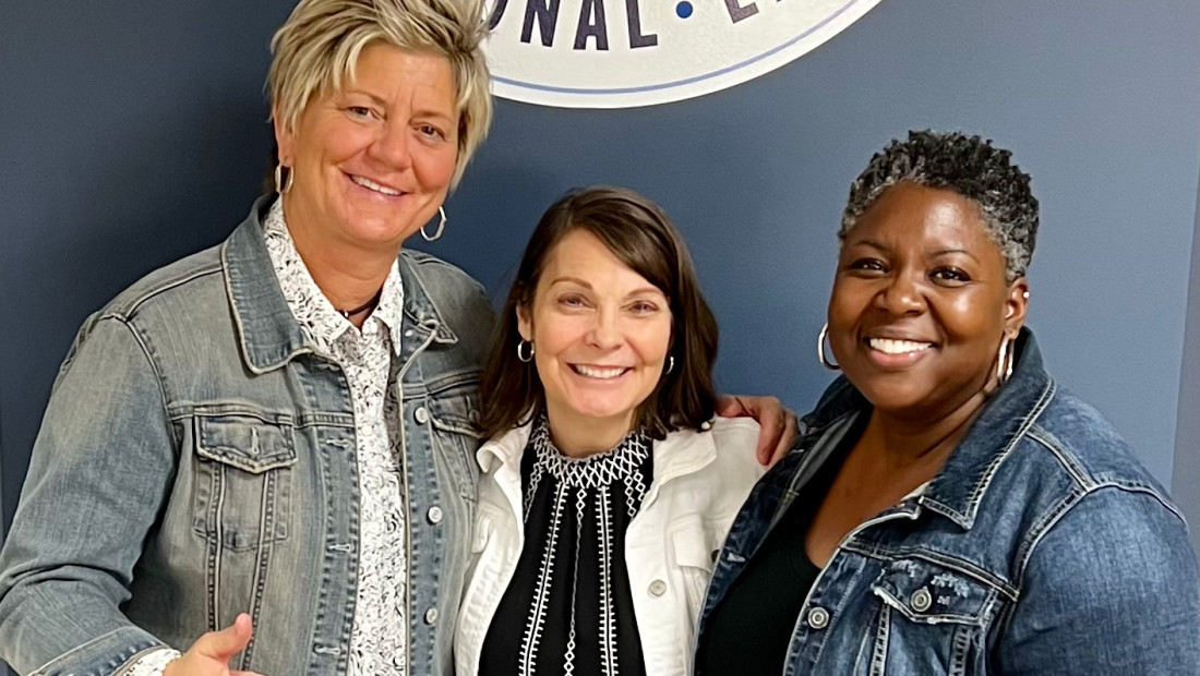 Toya Spencer posing with two other women