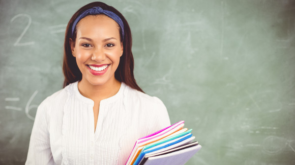 teacher in classroom