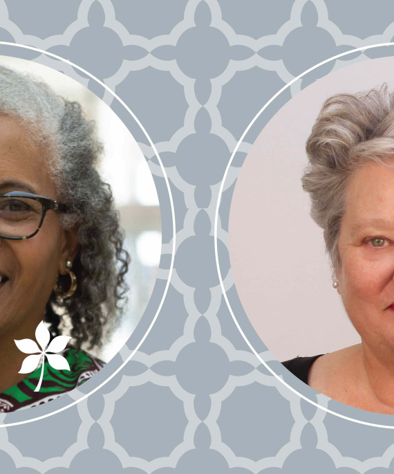 Gloria Ladson-Billings and Patti Lather headshots