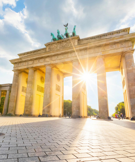 Brandenburg Gate in Berlin Germany