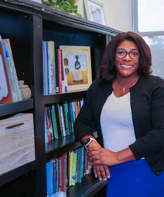 Detra Price in her Ohio State office