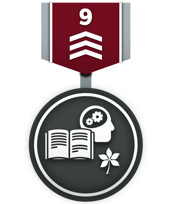 Education Psychology badge ranking 9