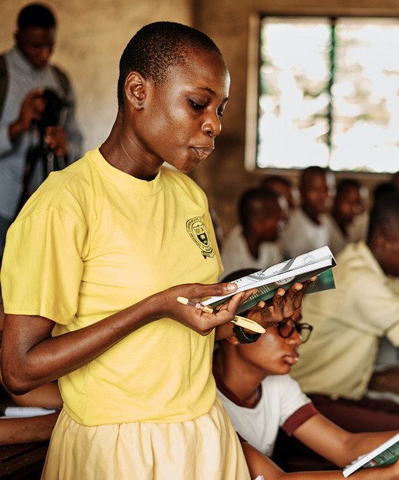 students in classroom