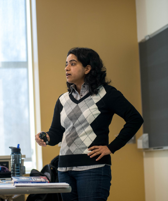 Instructor in classroom